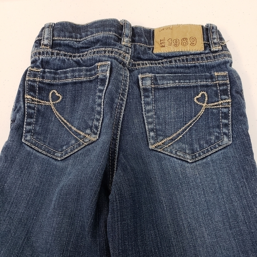1989 Place Girls Horse Bootcut Jeans Size 4 - Picture 3 of 9